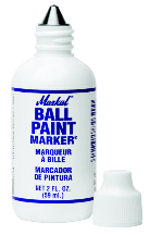 MARKER BALL PAINT WHITE 2 OZ. BOTTLE (EA) - Paint